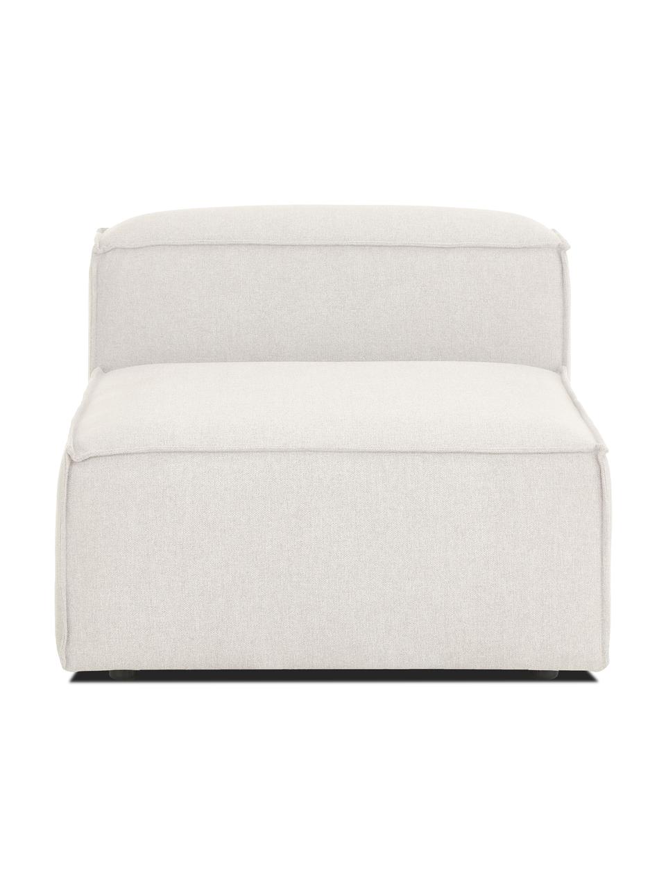 Chauffeuse pour canapé modulable beige Lennon, Tissu beige, larg. 89 x prof. 119 cm
