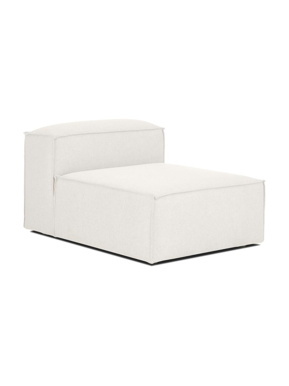 Middelste module Lennon, Bekleding: 100% polyester De slijtva, Frame: massief grenenhout, FSC-g, Poten: kunststof, Geweven stof beige, B 89 x D 119 cm