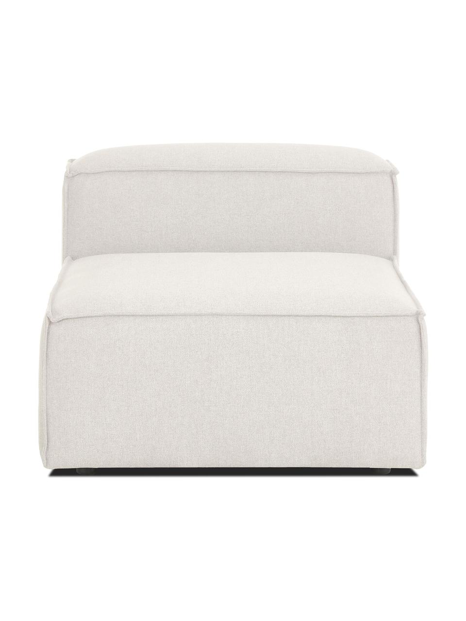 Mittelmodul Lennon, Bezug: 100% Polyester Der strapa, Gestell: Massives Kiefernholz, FSC, Füße: Kunststoff, Webstoff Beige, B 89 x T 119 cm