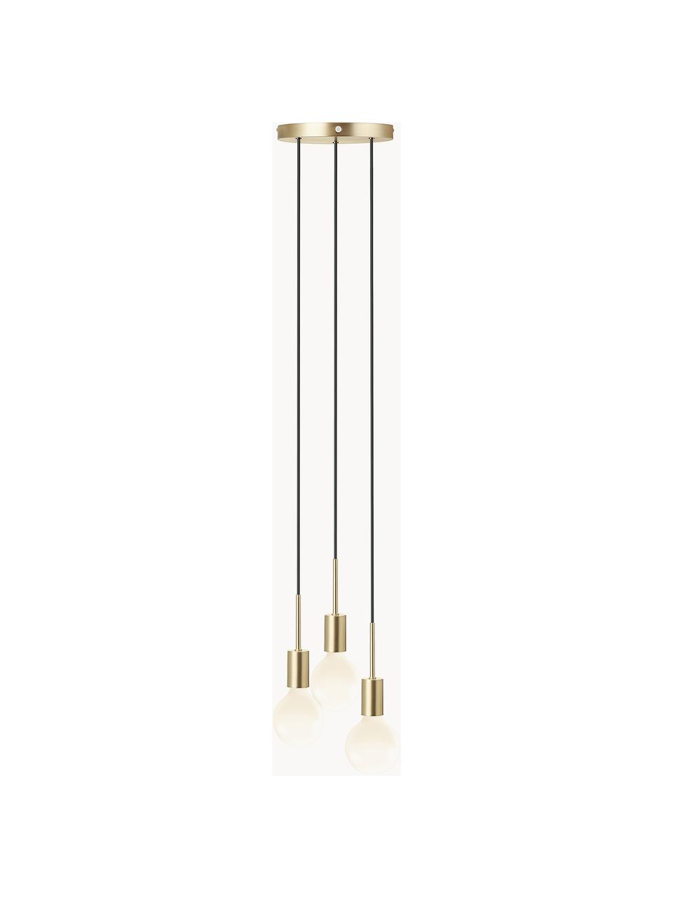 Lampa wisząca Paco, Odcienie mosiądzu, Ø 18 x W 17 cm