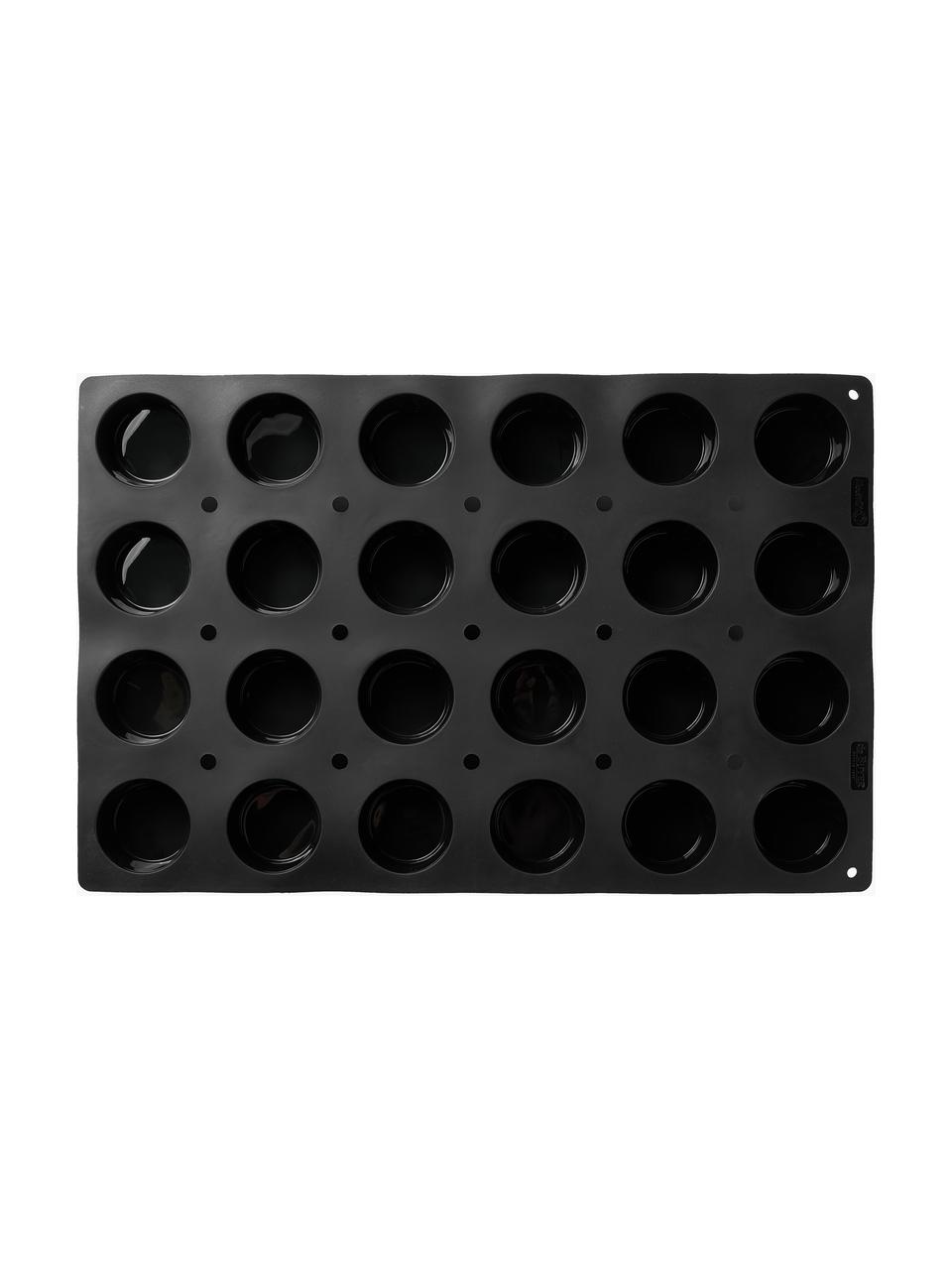 Forma do muffinek z silikonu Moul Flex Pro, Silikon, Czarny, S 59 x G 39 cm