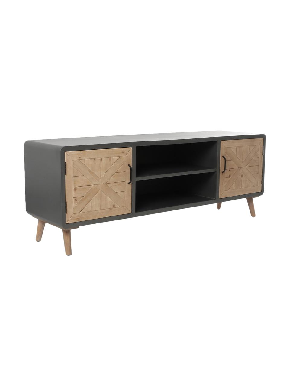 Mueble TV Ella, Cuerpo: hierro, Multicolor, An 160 x Al 58 cm