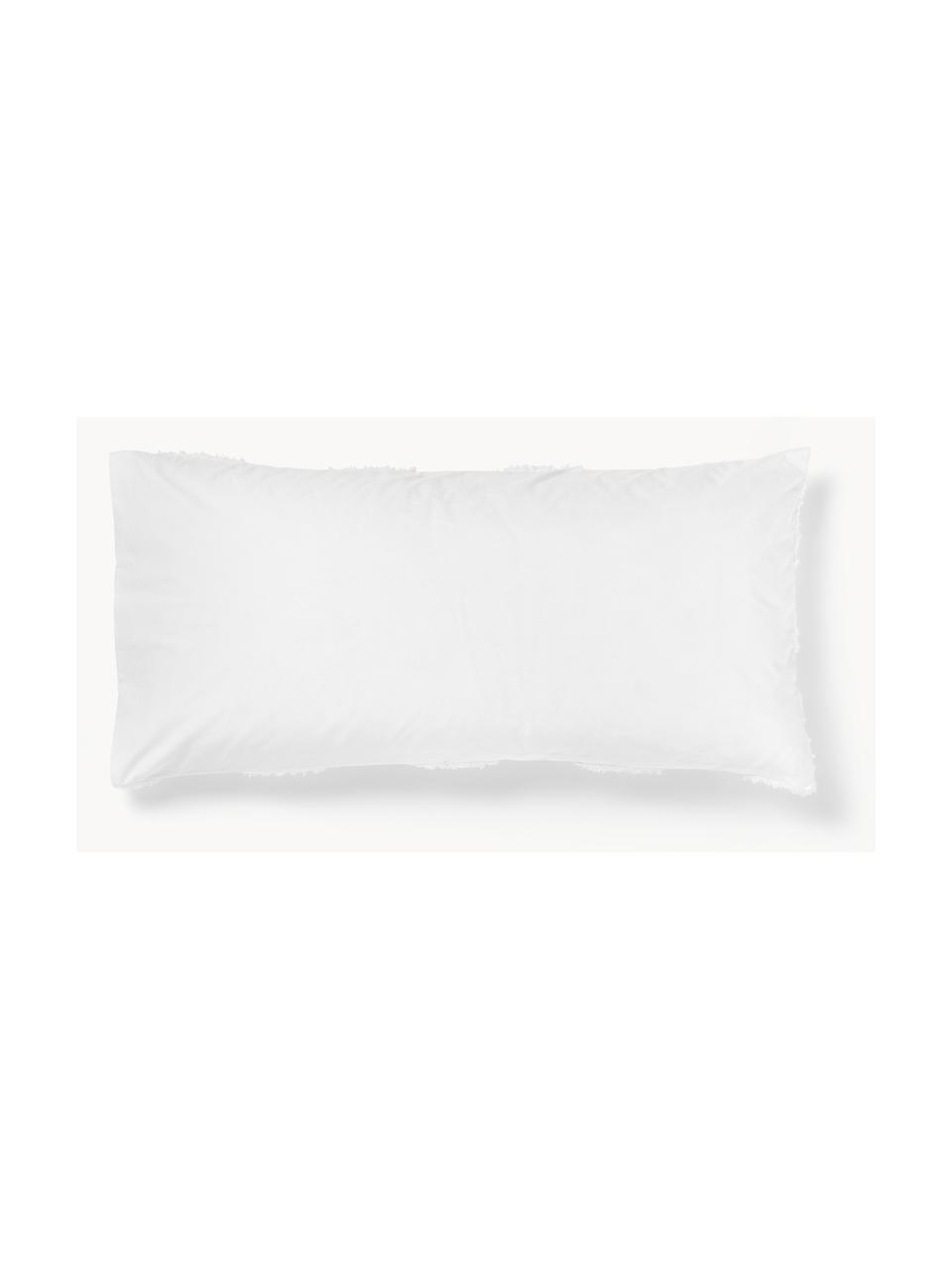 Poszewka na poduszkę z perkalu Scout, Biały, S 40 x D 80 cm