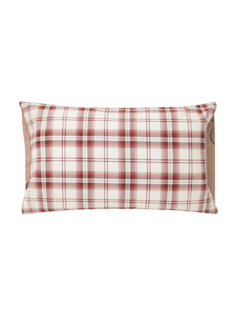 Fundas de almohada Stags, 2 uds., 50 x 85 cm, Algodón
El algodón da una sensación agradable y suave en la piel, absorbe bien la humedad y es adecuado para personas alérgicas, Tonos beige, rojo, blanco, An 50 x L 85 cm