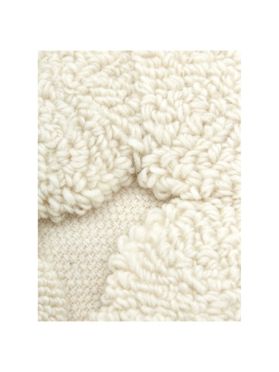 Housse de coussin 45x45 Bubble, Beige, larg. 45 x long. 45 cm