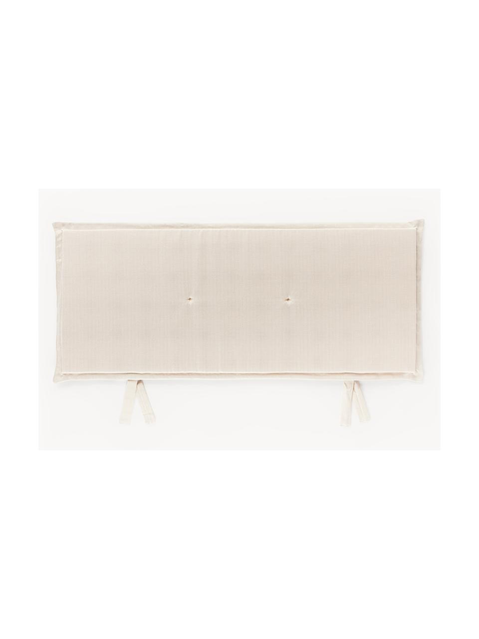 Cojín de banco Ortun, Tapizado: 100% polipropileno, Beige claro, An 48 x L 120 cm