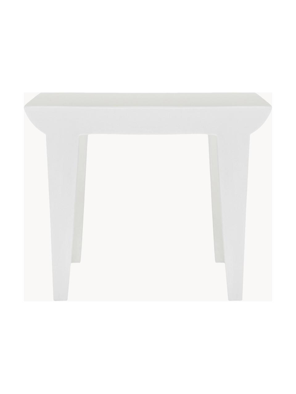 Tavolino da giardino Bubble Club, Polietilene, Bianco, Larg. 52 x Prof. 52 cm