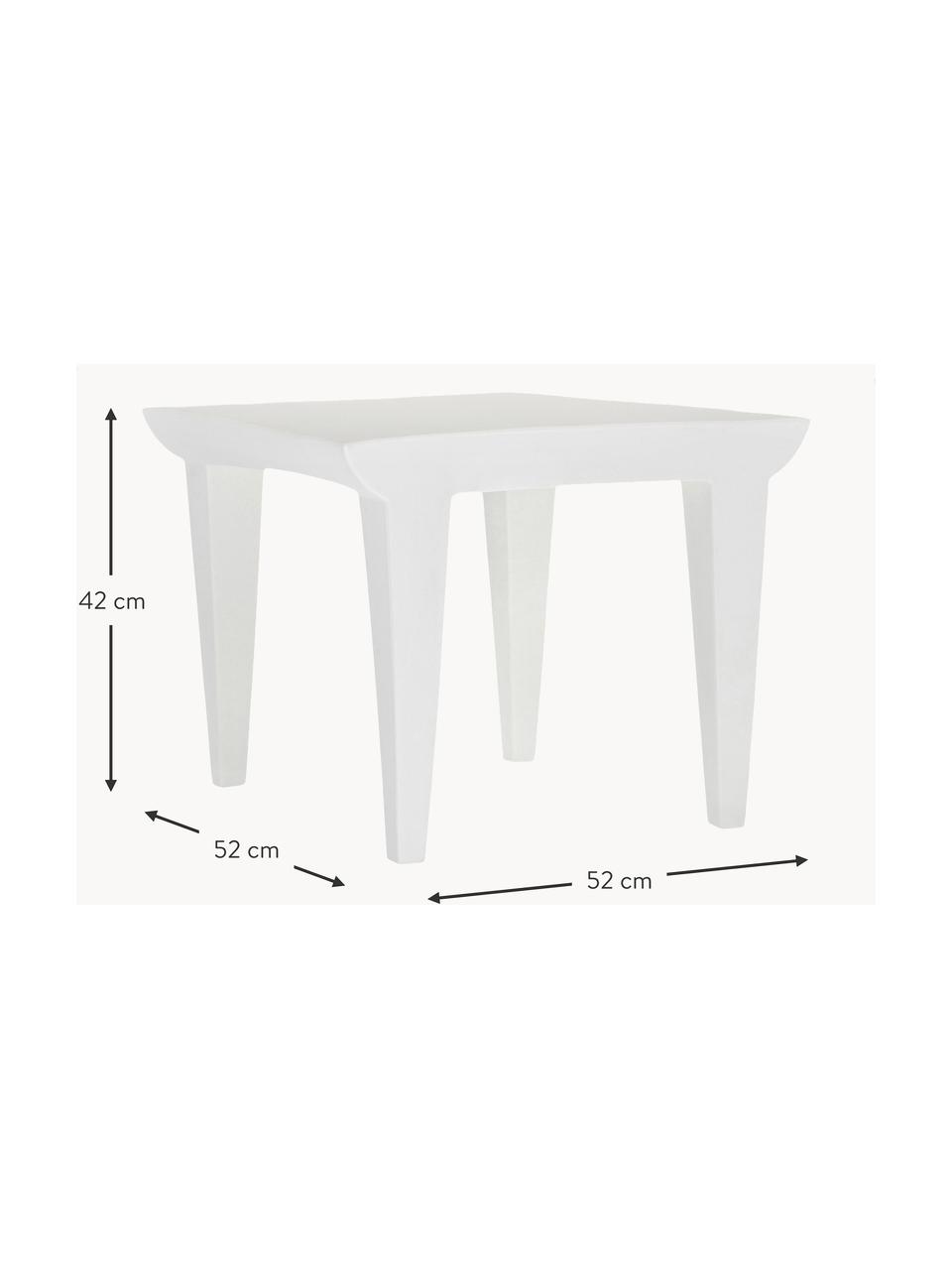 Table de jardin Bubble Club, Polyéthylène, Blanc, larg. 52 x prof. 52 cm