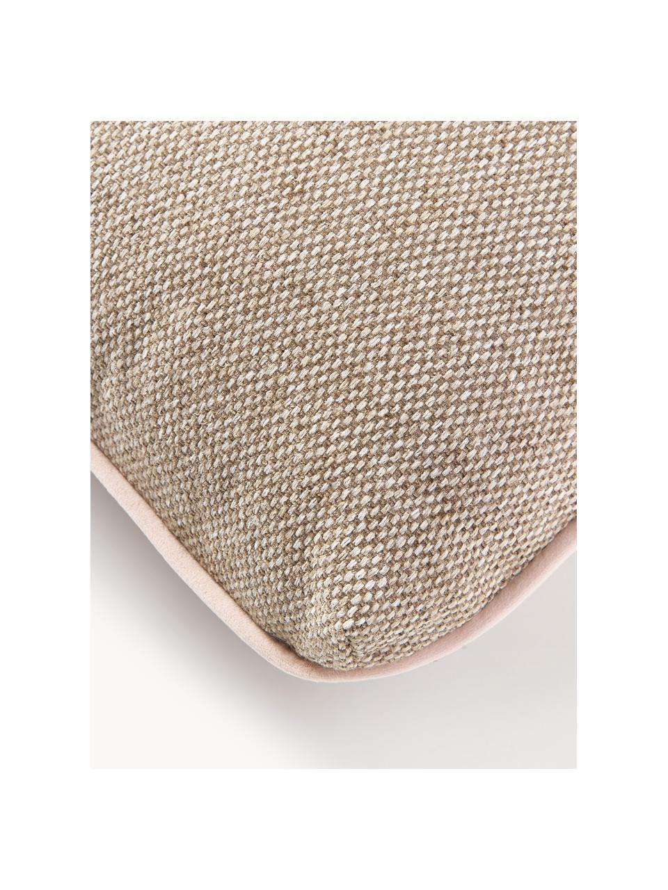 Cojín sofá Felix, Funda: 100% poliéster, Beige, An 40 x L 80 cm