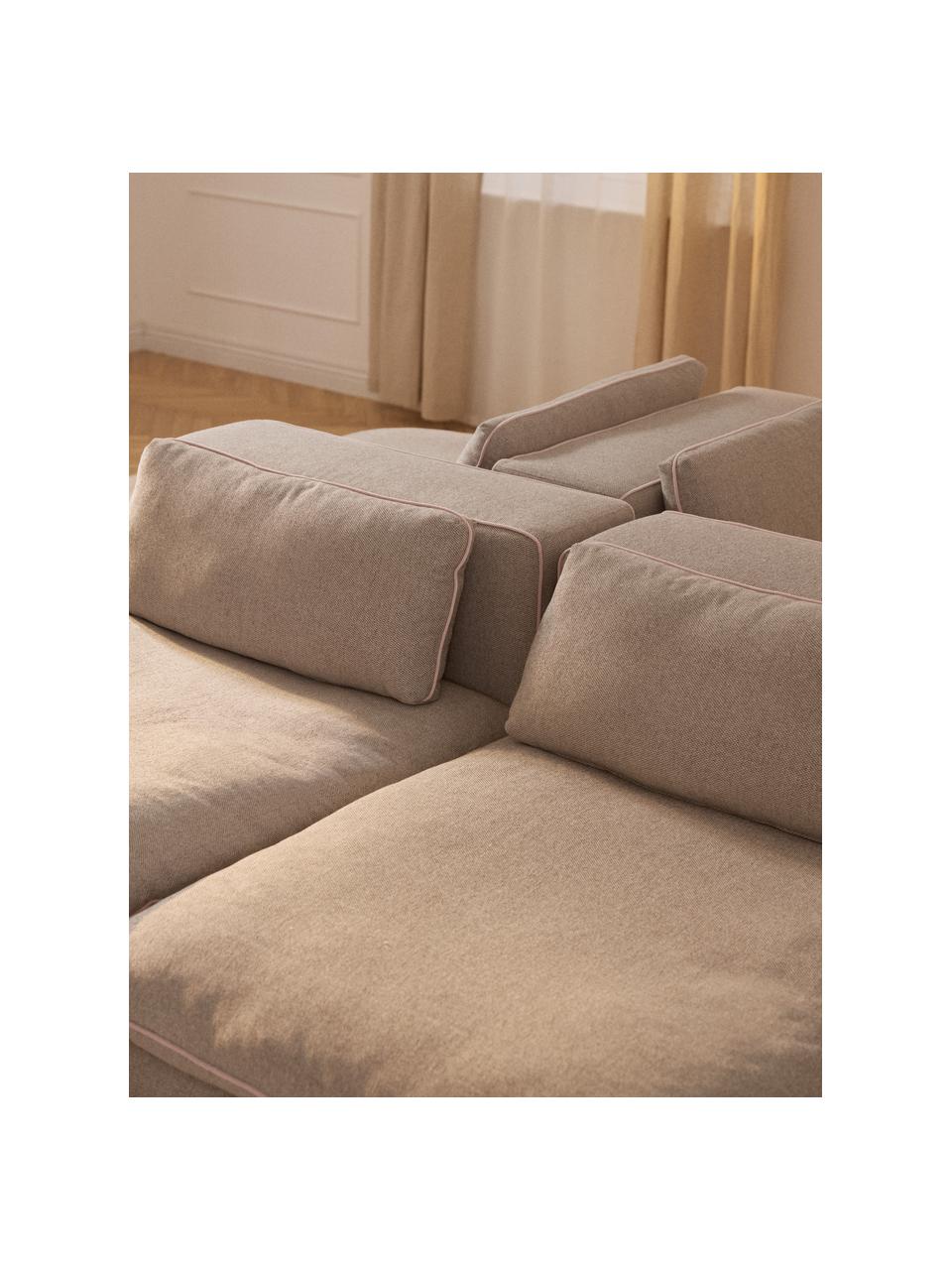 Coussin de canapé Felix, Beige, larg. 40 x long. 80 cm