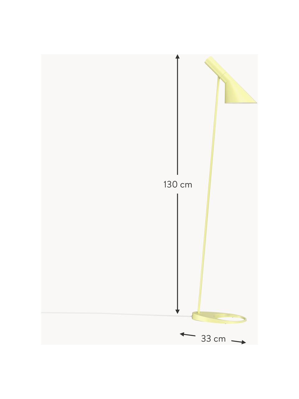 Lampa podłogowa AJ, Jasny żółty, W 130 cm