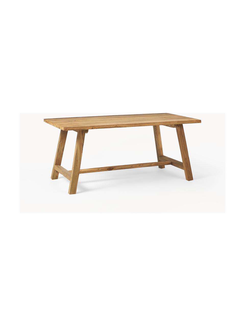 Jídelní stůl z teakového dřeva Lawas, různé velikosti, Recyklované přírodní teakové dřevo

Tento produkt je vyroben z udržitelných zdrojů dřeva s certifikací FSC®., Teakové dřevo, Š 180 cm, H 90 cm