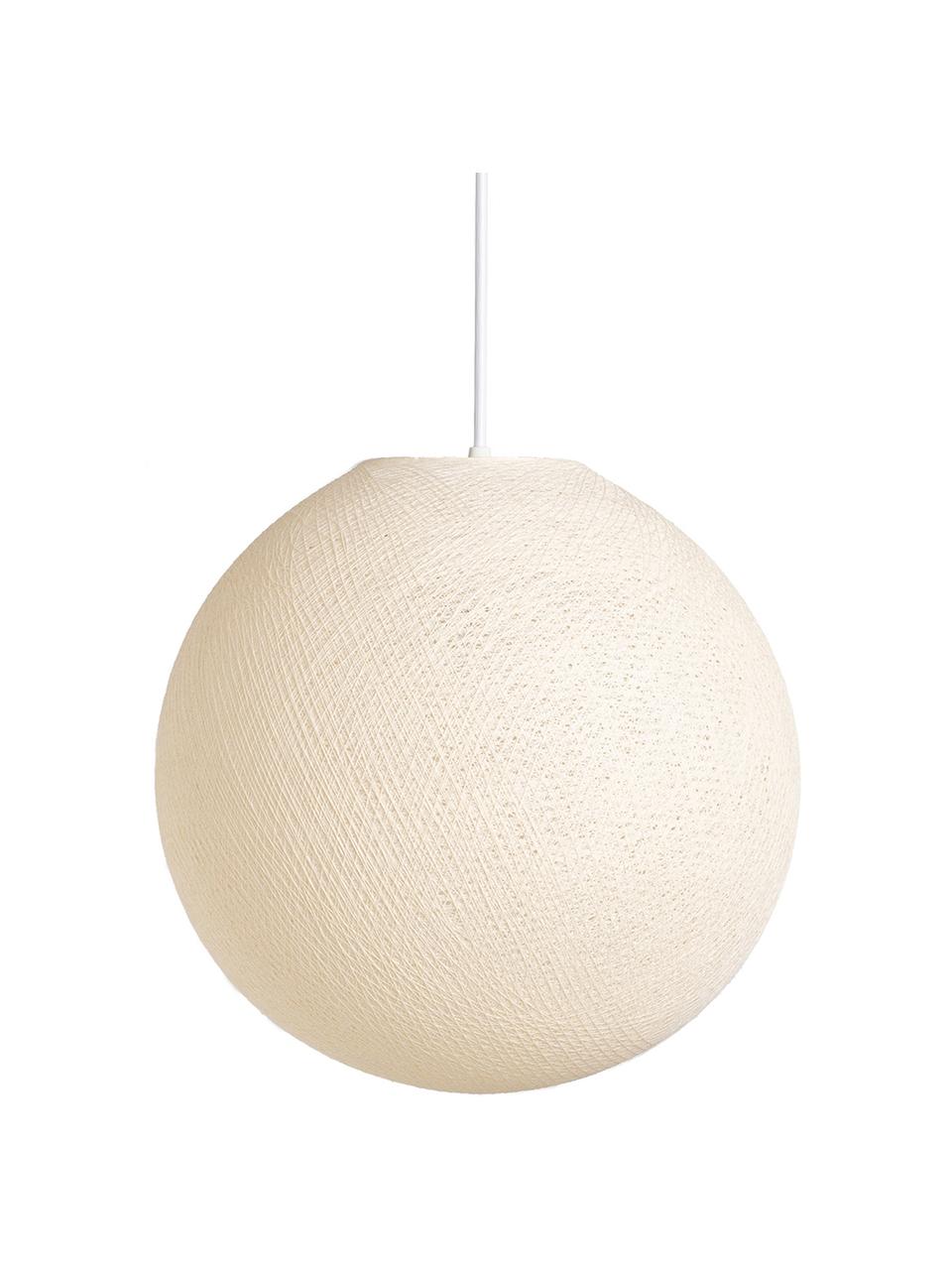 DIY hanglamp Colorain, Lampenkap: polyester, Beige, Ø 41 x H 135 cm