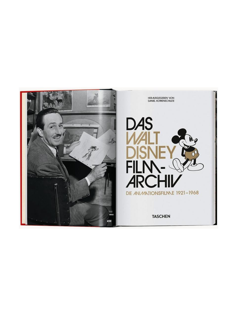 Ilustrovaná kniha The Walt Disney Film Archives, Papír, pevná vazba, The Walt Disney Film Archives, Š 16 cm, V 22 cm
