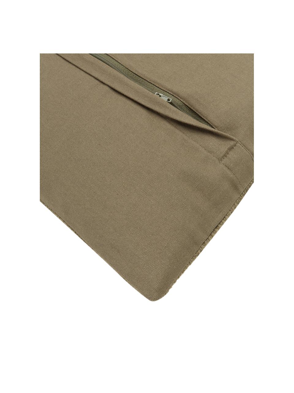 Povlak na polštář Anise, 100 % bavlna, Zelená, Š 45 cm, D 45 cm