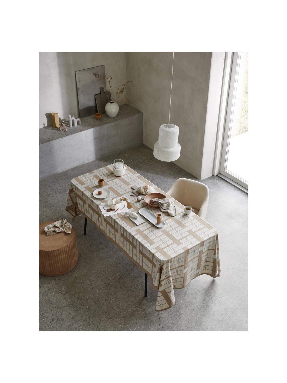 Plat de service artisanal Nordic Sand, long. 35 cm, Grès cérame, Gris clair, long. 35 x larg. 13 cm