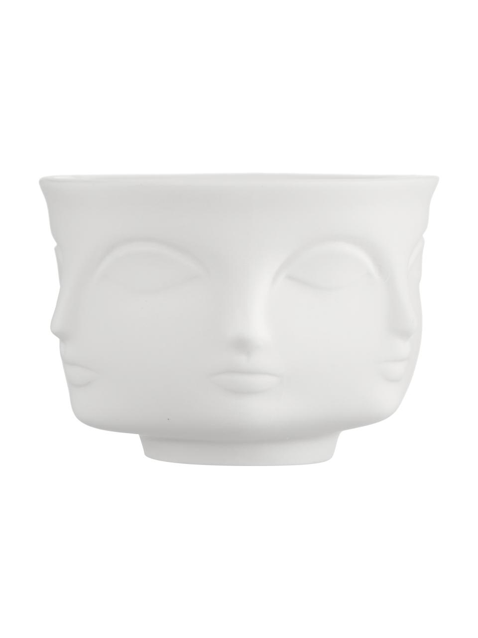 Malá designová miska na dipy Muse, Porcelán, Bílá, Ø 7 cm