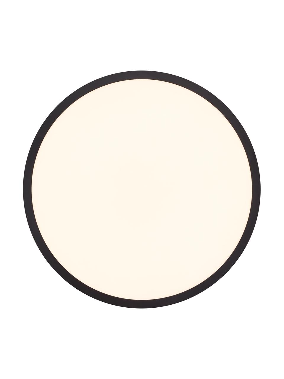 Dimmbares LED-Panel Tuco mit Farbwechsel und Fernbedienung, Lampenschirm: Kunststoff, Diffusorscheibe: Kunststoff, Schwarz, Ø 50 x H 3 cm