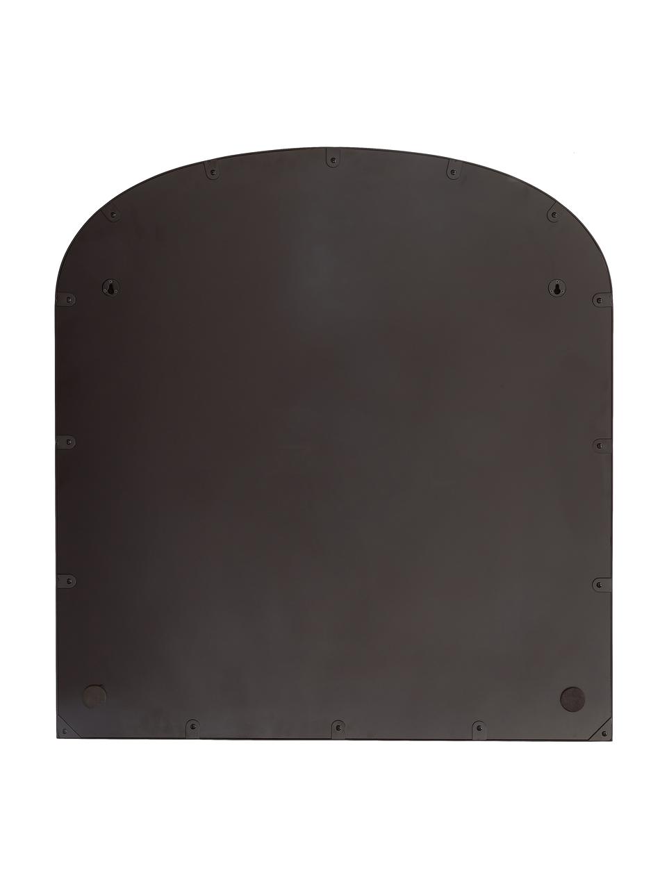 Wandspiegel Francis met zwarte metalen lijst, Lijst: gepoedercoat metaal, Zwart, 80 x 85 cm