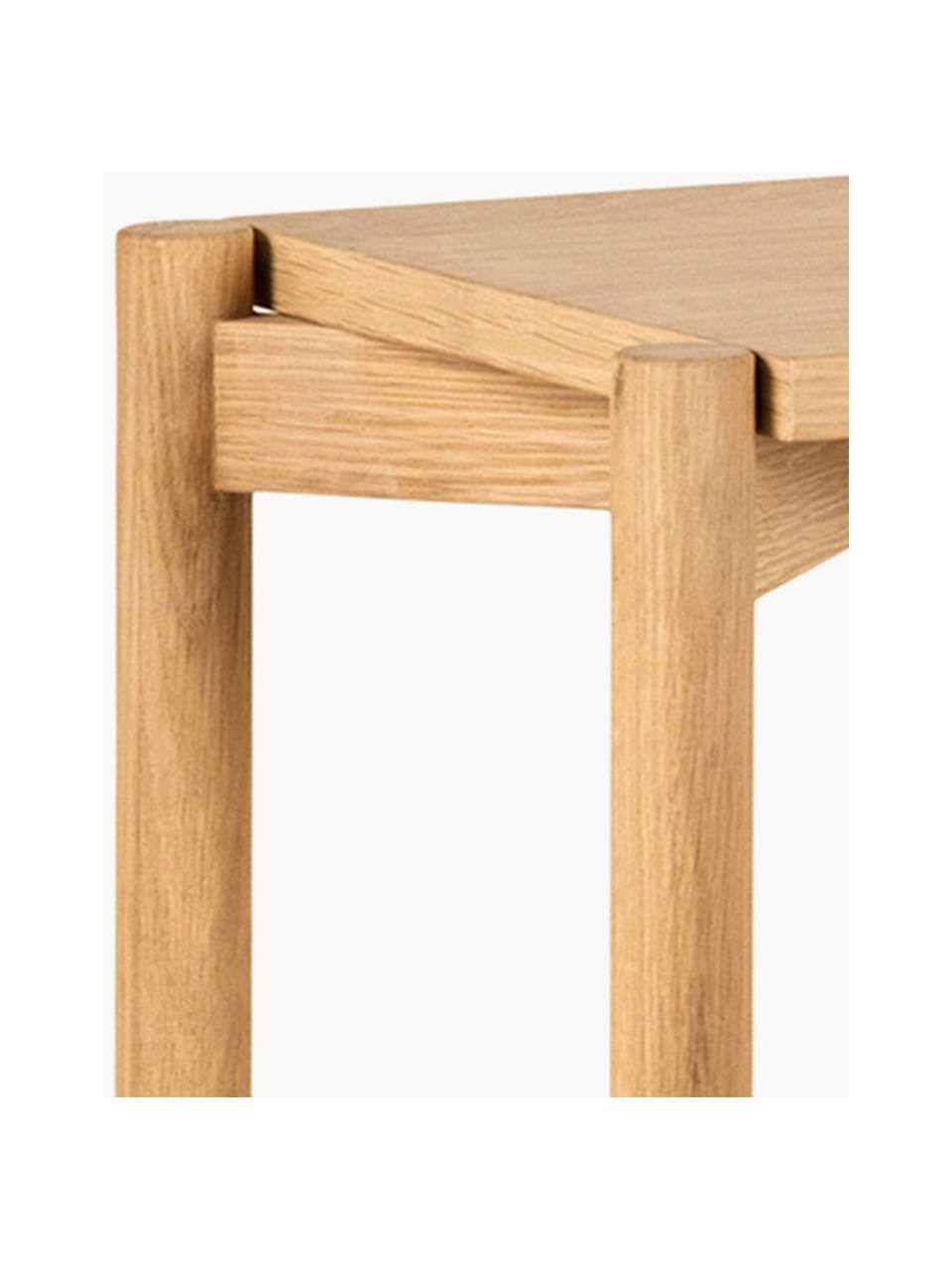 Estantería de madera de roble Braidwood, Estantería: tablero de fibras de dens, Estructura: madera de roble, Madera de roble, An 169 x Al 88 cm