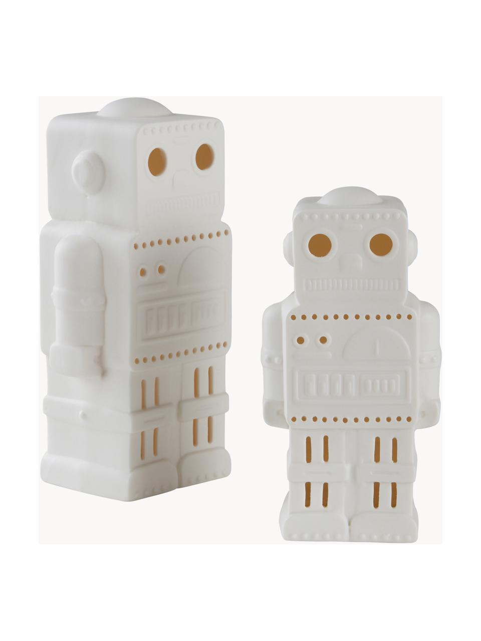 Set di 2 lampade per bambini a LED a batteria Robics, Porcellana, Bianco latte, Set in varie misure