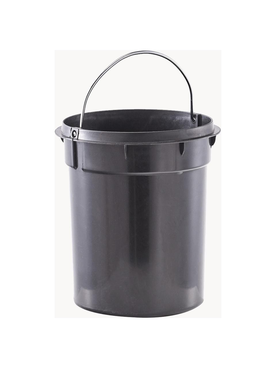 Pattumiera bagno Tallin, Coperchio: bambù, Verde salvia, legno chiaro, 3 L