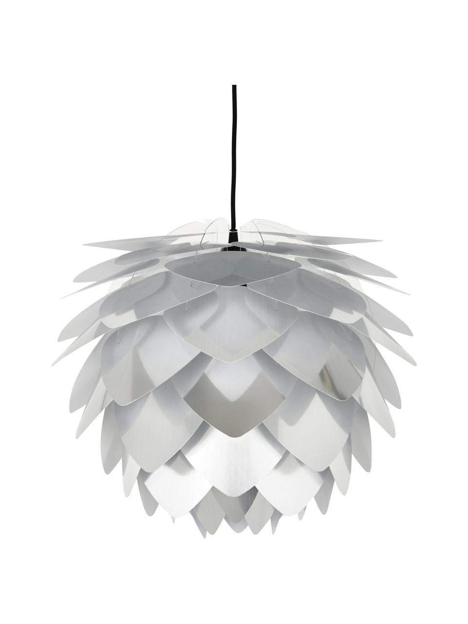 Hanglamp Silvia, bouwpakket, Lampenkap: polypropyleen, Staalkleurig, Ø 50  x H 41 cm