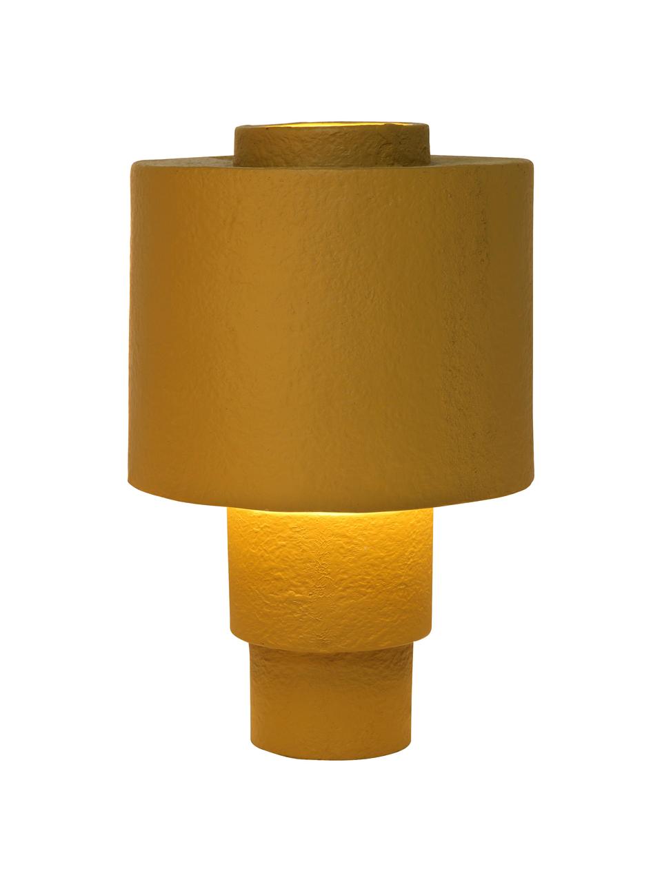 Lampe à poser à intensité variable Toves, Jaune moutarde, Ø 33 x haut. 51 cm