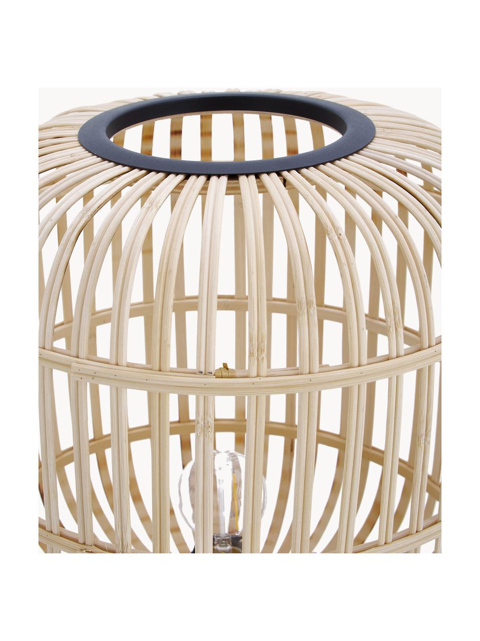 Lampadaire trépied Bordesley, Beige clair, noir, haut. 139 cm