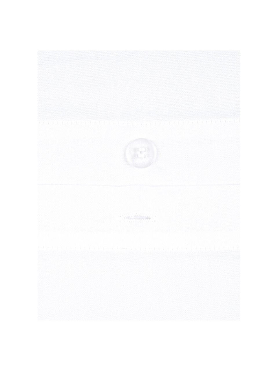 Funda de almohada de satén Comfort, Blanco, An 50 x L 70 cm