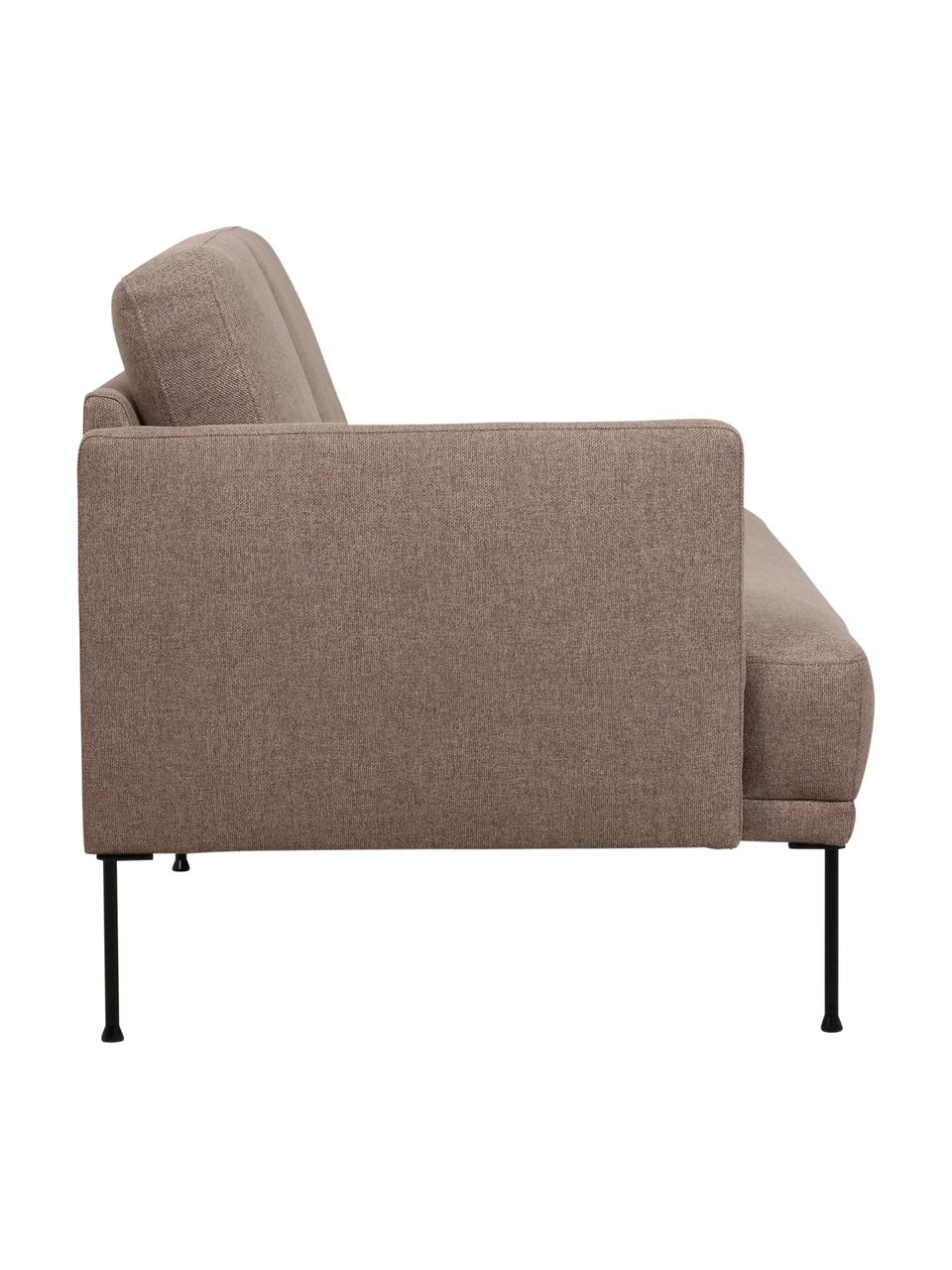 Méridienne Fluente, Tissu nougat, larg. 202 x haut. 79 cm, dossier à gauche