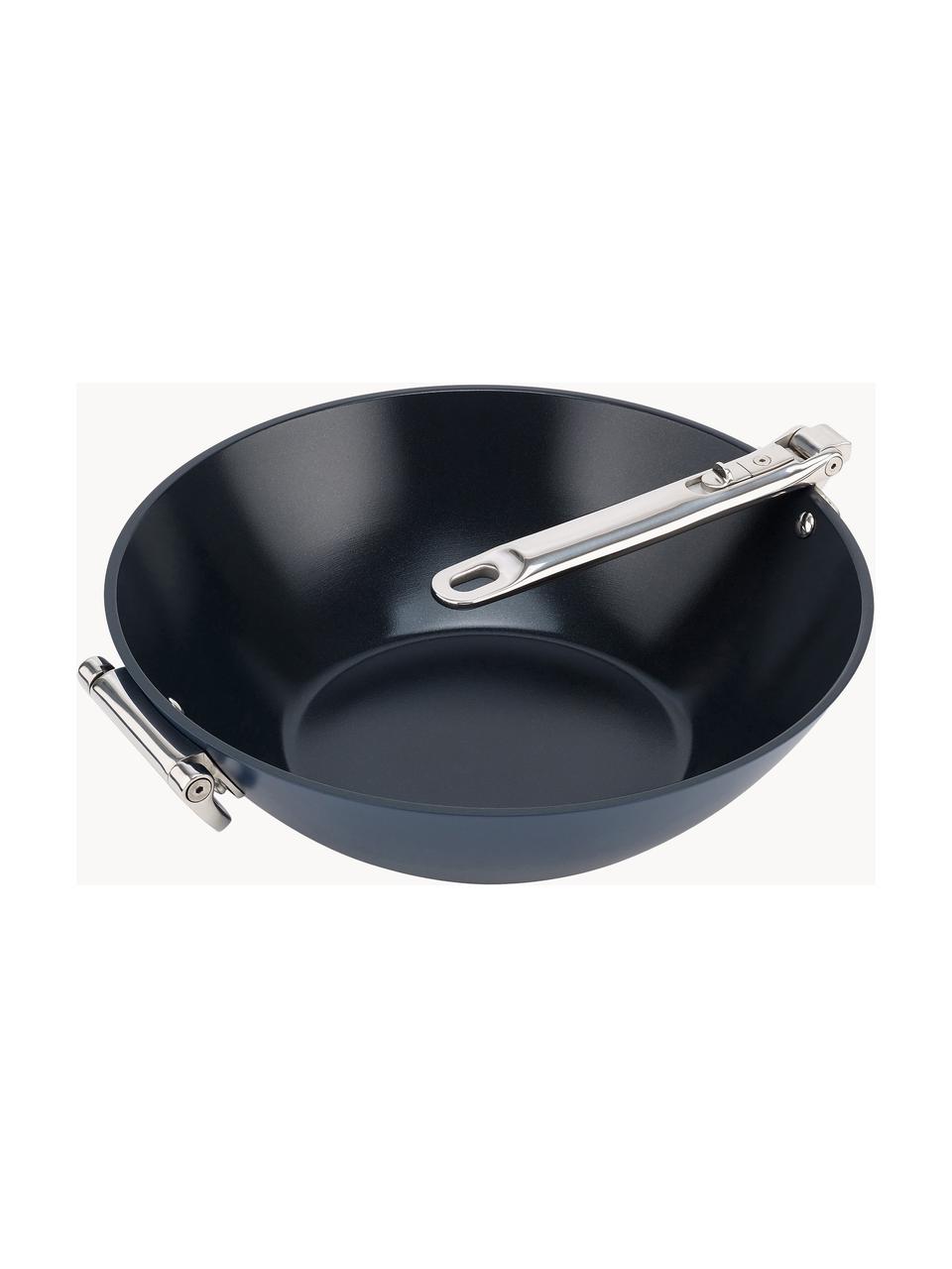 Wok s nepřilnavým povrchem Space, Světle modrá, stříbrná, Ø 32 cm, V 15 cm