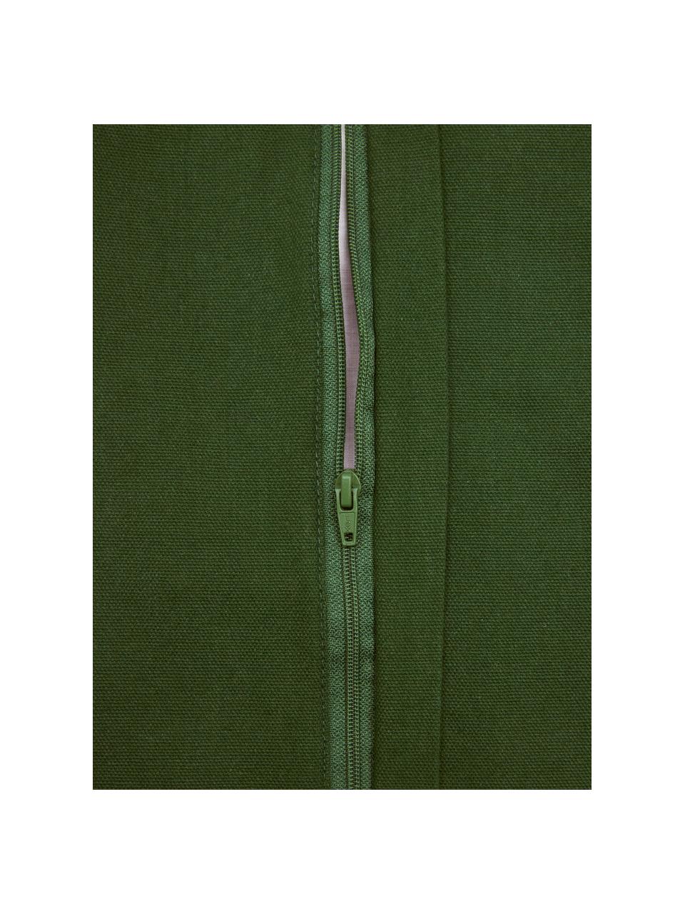 Vyšívaný povlak na polštář Joy, Zelená, Š 45 cm, D 45 cm