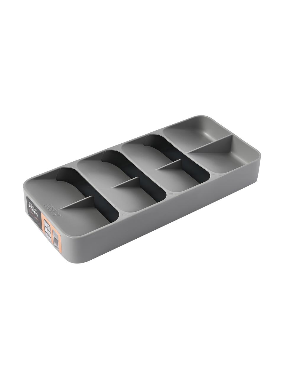 Set 2 organizer per lavello Dream Drawers, Plastica, acciaio inossidabile, Grigio, Set in varie misure
