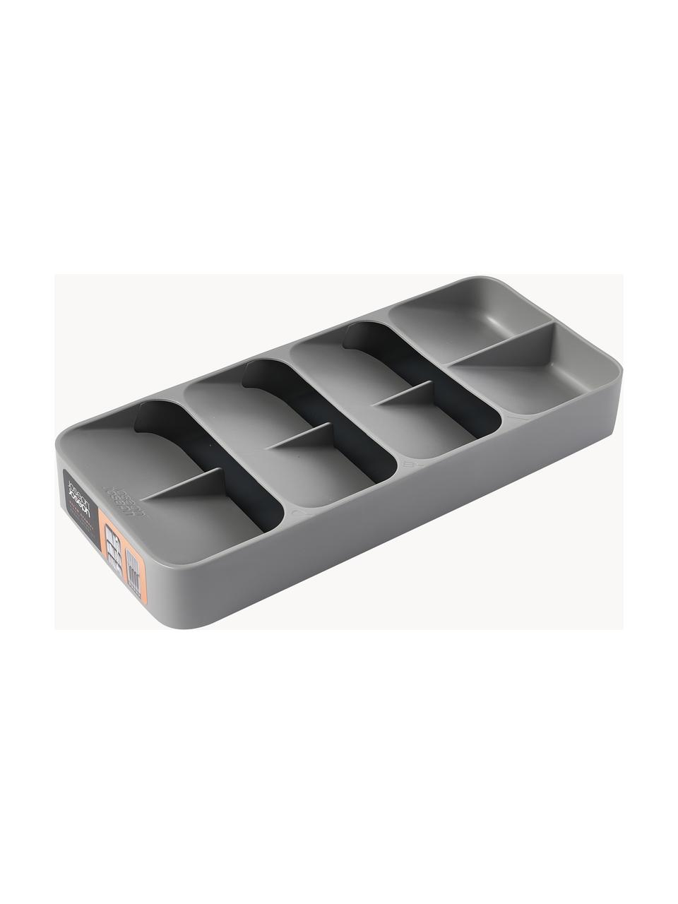 Set 2 organizer per lavello Dream Drawers, Plastica, acciaio inossidabile, Grigio, Set in varie misure