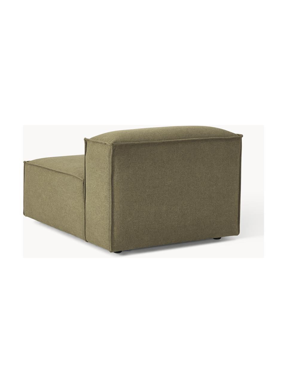 Módulo central sofá Lennon, Tapizado: 100% poliéster Alta resis, Estructura: madera contrachapada de p, Patas: plástico Este producto es, Tejido verde oliva, An 89 x F 119 cm