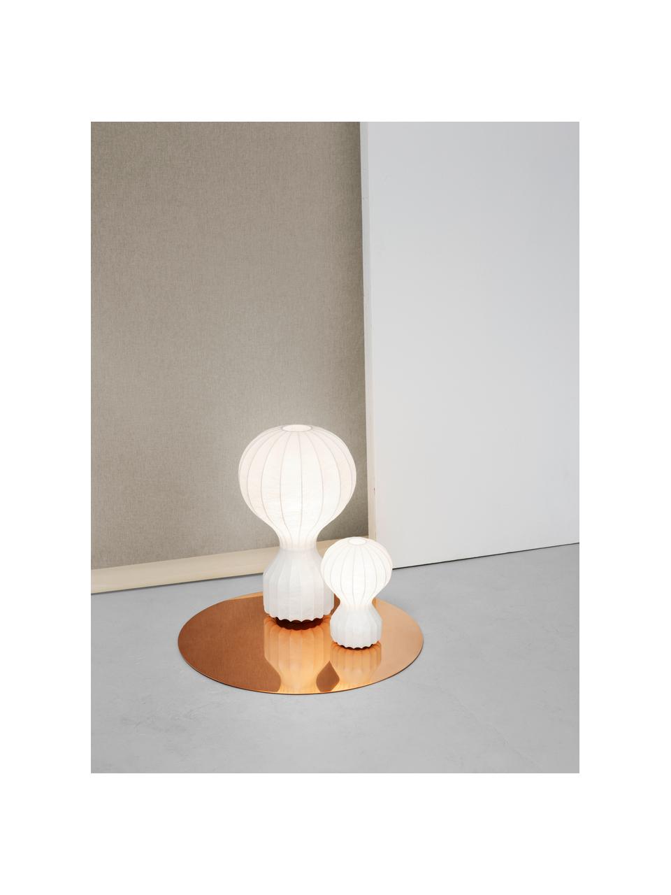 Lampa stołowa z funkcją przyciemniania Gatto, Stelaż: metal powlekany, Biały, Ø 20 x 30 cm