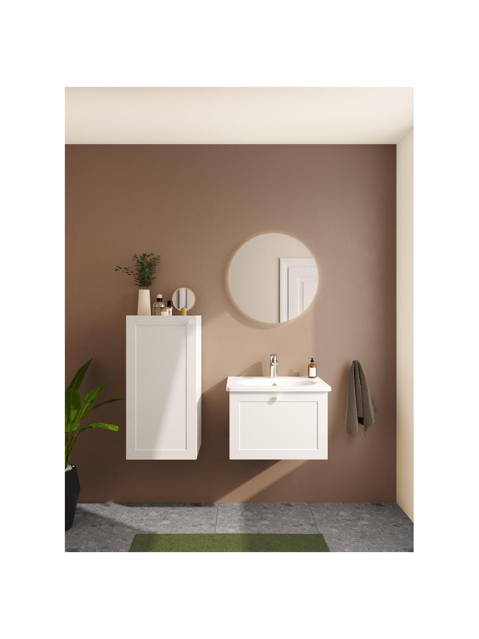 Nástěnná koupelnová skříňka Rafaella, Š 40 cm, Bílá, Š 42 cm, V 85 cm