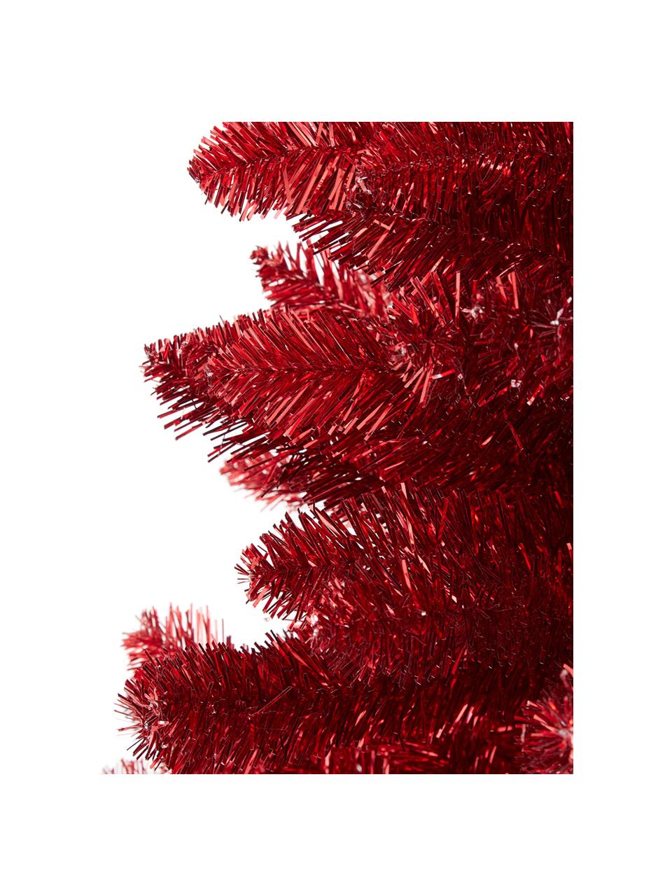 Albero di Natale artificiale Colchester, Plastica, Rosso, Ø 84 x Alt. 185 cm