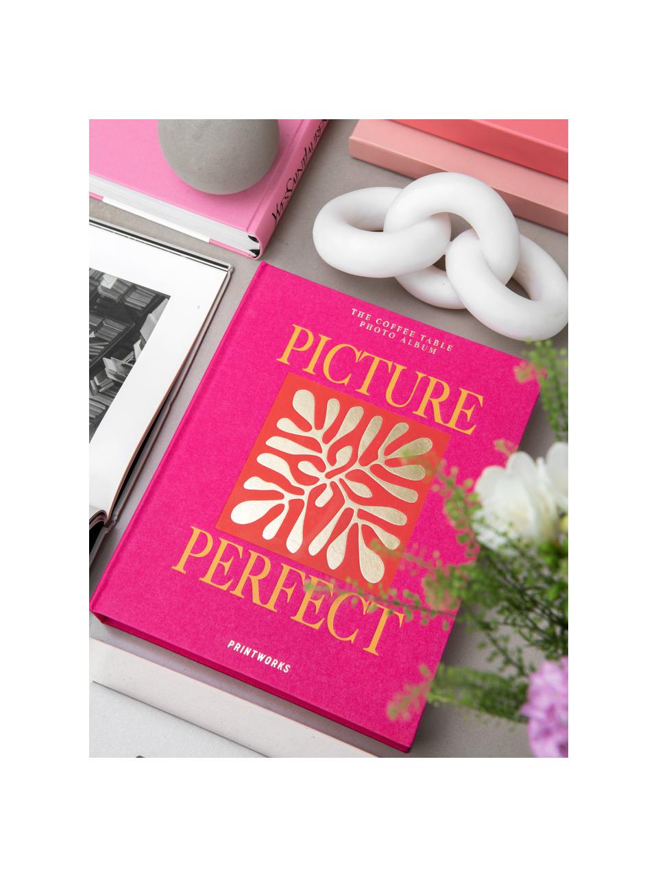 Album na zdjęcia Picture Perfect, Różowy, odcienie złotego, S 27 x W 33 cm