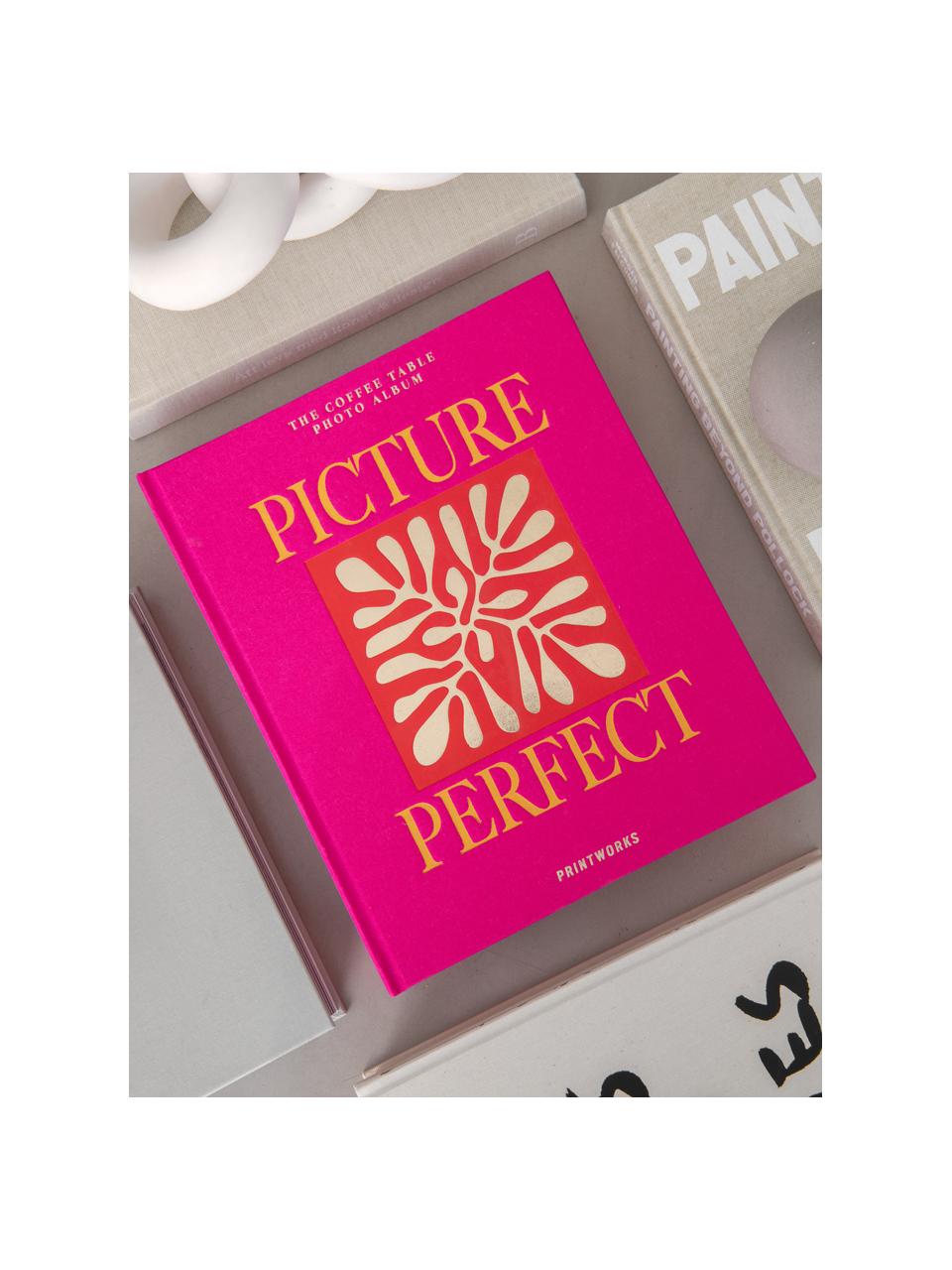 Album na zdjęcia Picture Perfect, Różowy, odcienie złotego, S 27 x W 33 cm