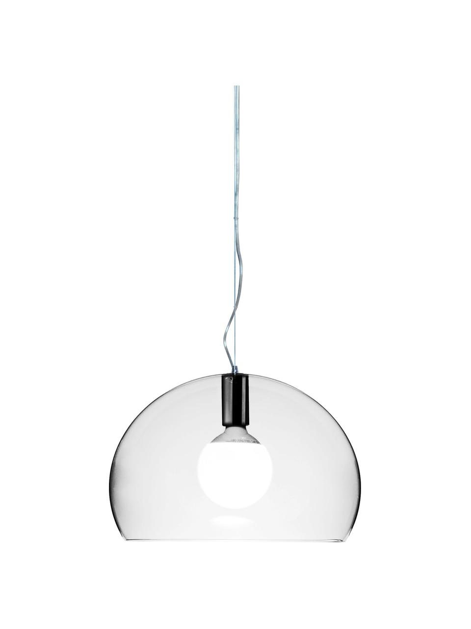Pendelleuchte Small FL/Y, Lampenschirm: Kunststoff, Transparent, Ø 38 x H 28 cm