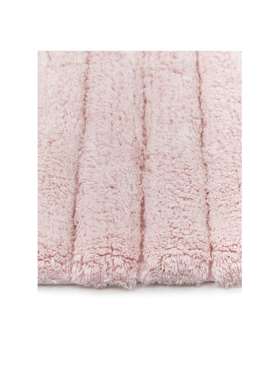 Dywanik łazienkowy Board, 100% bawełna,
Wysoka gramatura, 1900 g/m², Blady różowy, S 60 x D 90 cm