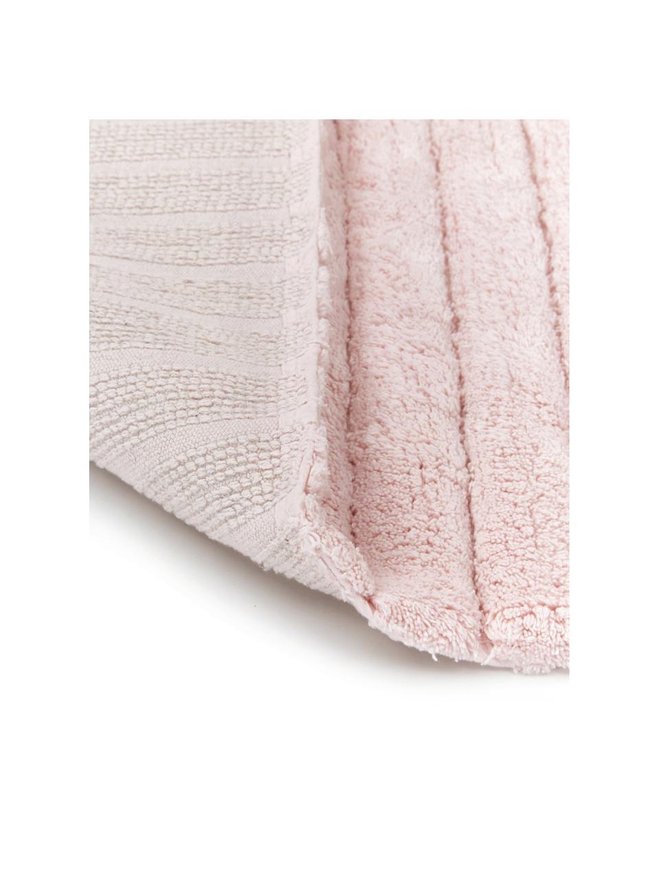Tappeto bagno morbido rosa Board, 100% cotone, qualità pesante, 1900 g/m², Rosa, Larg. 60 x Lung. 90 cm
