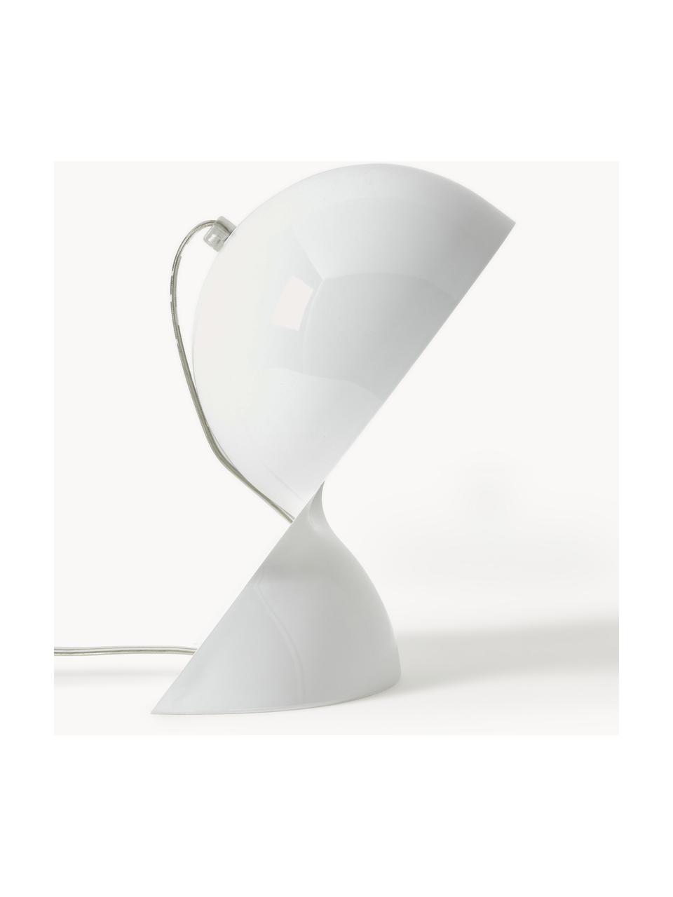 Kleine tafellamp Dalù, Lamp: polycarbonaat, Wit, Ø 18 x H 26 cm