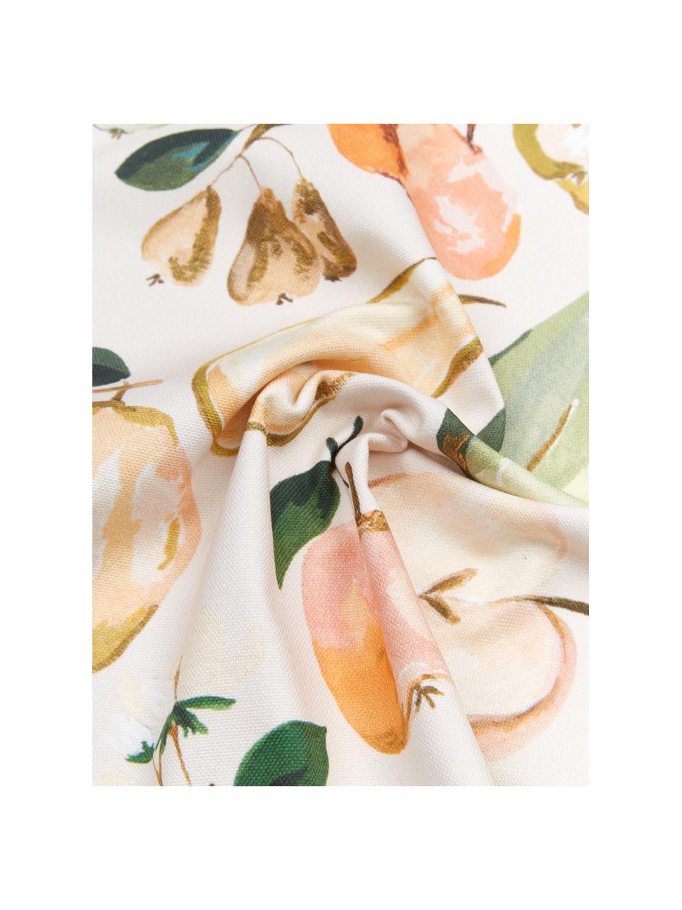 Design kussenhoes Fruits van Candice Gray, 100% katoen, GOTS gecertificeerd, Multicolour, B 45 x L 45 cm