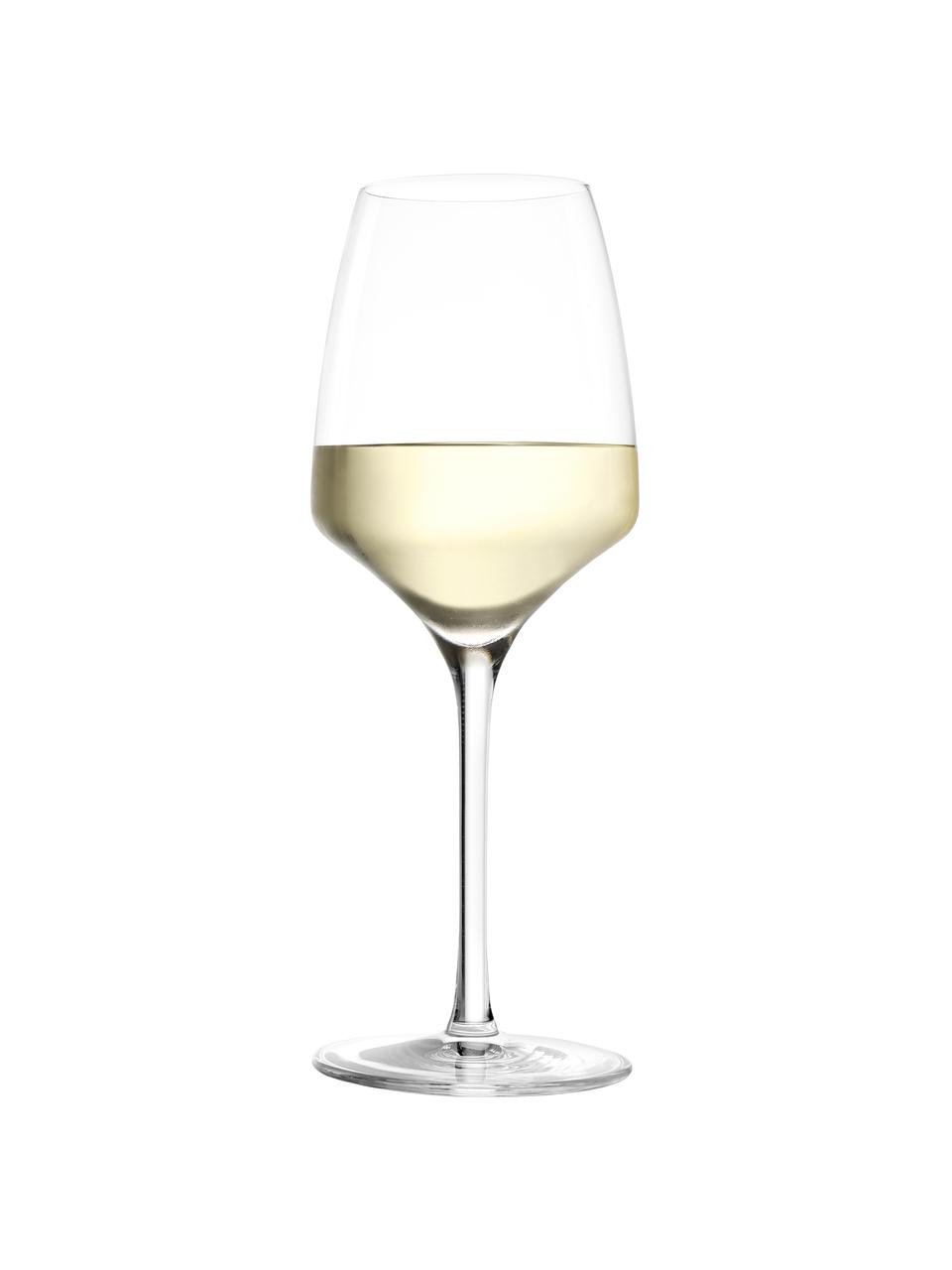 Kristall-Weißweingläser Experience, 6 Stück, Kristallglas, Transparent, Ø 8 x H 21 cm, 350 ml