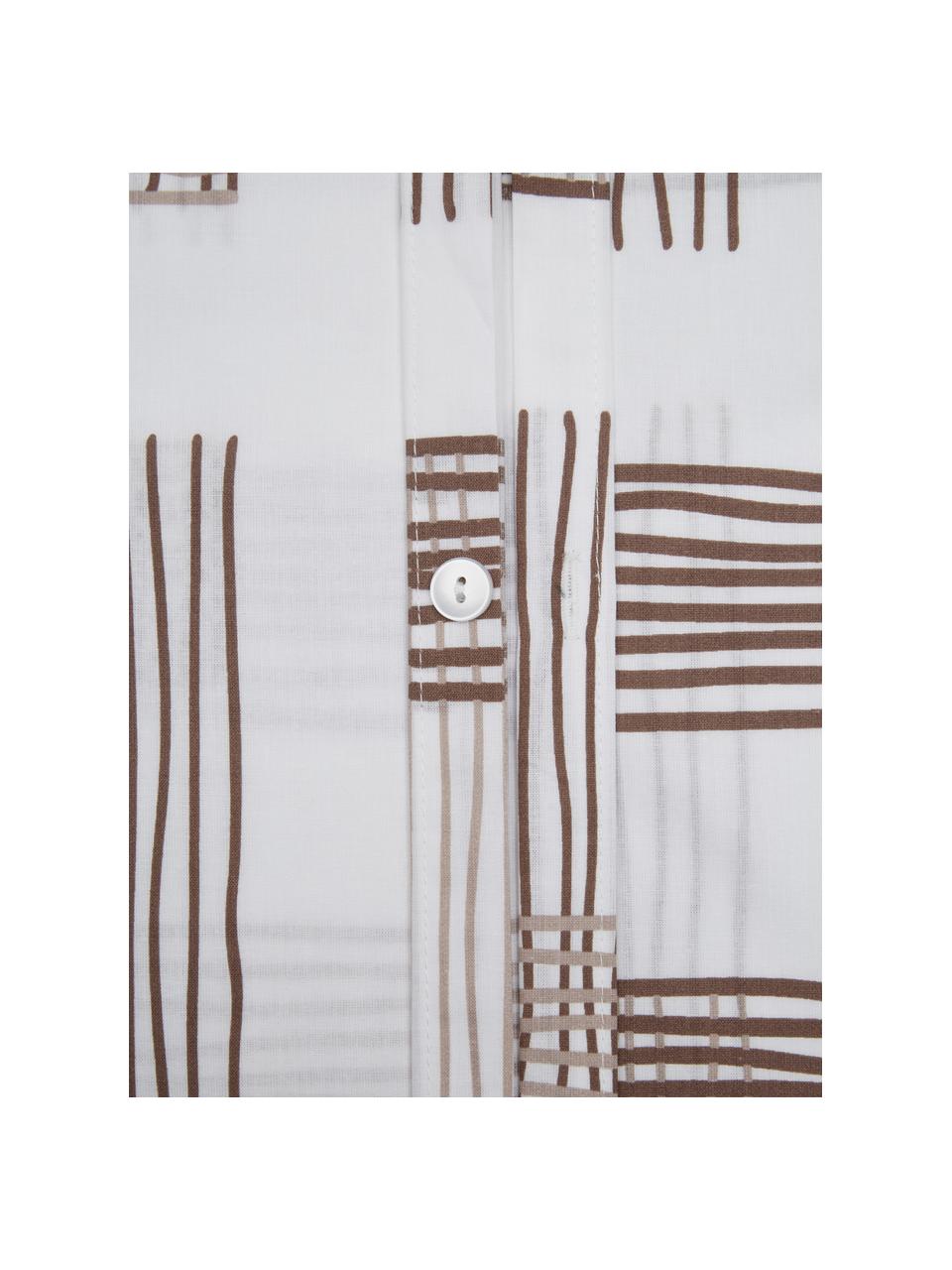 Posteľná bielizeň z organickej bavlny Tenzin, Hnedá, 135 x 200 cm + 1 vankúš 80 x 80 cm