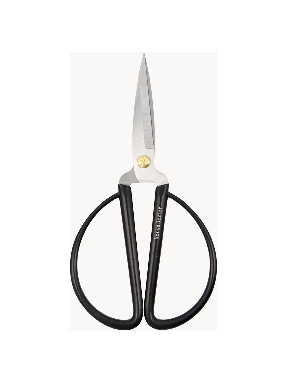 Edelstahl-Schere Shears, Edelstahl, Schwarz, Silber-, Goldfarben, B 8 x L 15 cm