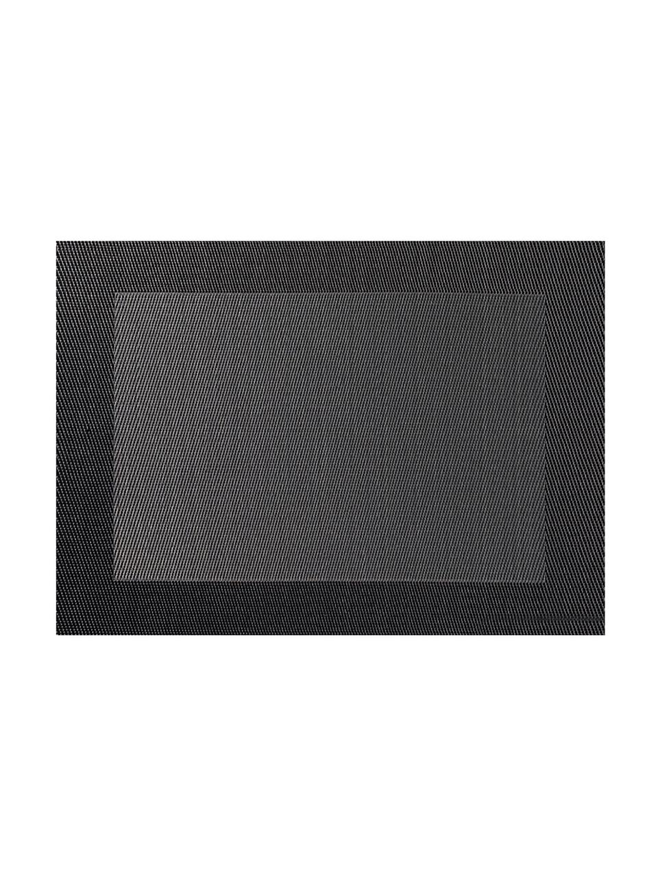 Tovaglietta americana in materiale sintetico Trefl 2 pz, Plastica (PVC), Antracite, Larg. 33 x Lung. 46 cm